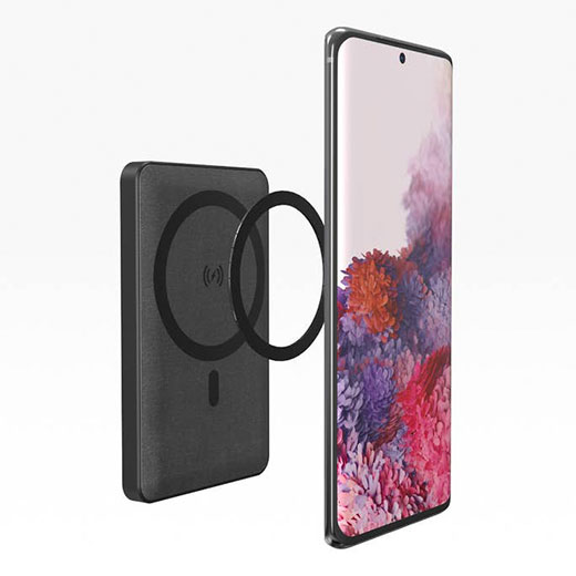 Повербанк с беспроводной зарядкой Mophie snap+ juice pack mini