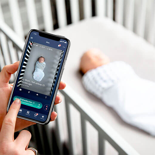 Розумна видеоняня Nanit Plus Smart Baby Monitor Camera Sleep Tracker & Wall Mount