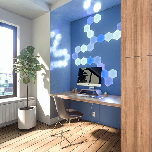 Дополнительные светодиодные модули NANOLEAF 3 Panel Hexagon Shape Expansion Pack HomeKit