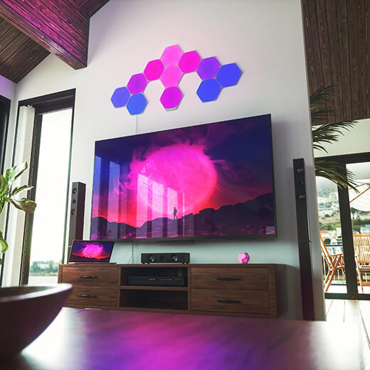 Розумна система освітлення Nanoleaf Shapes Hexagon Starter Kit Apple Homekit (5 модулів)