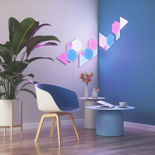 Дополнительные светодиодные модули Nanoleaf Shapes Triangles Expansion Pack HomeKit (3 модуля)