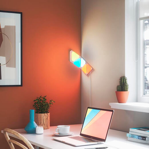 Розумна система освітлення Nanoleaf Shapes Mini Triangles Starter Kit Apple HomeKit (5 шт)