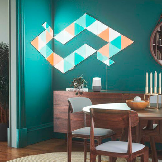 Розумна система освітлення Nanoleaf Shapes Triangles Starter Kit Apple HomeKit (9 шт)