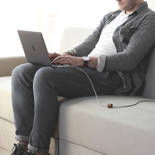 Зарядний кабель Native Union Belt Cable Pro USB Type-C to USB Type-C 2.4м