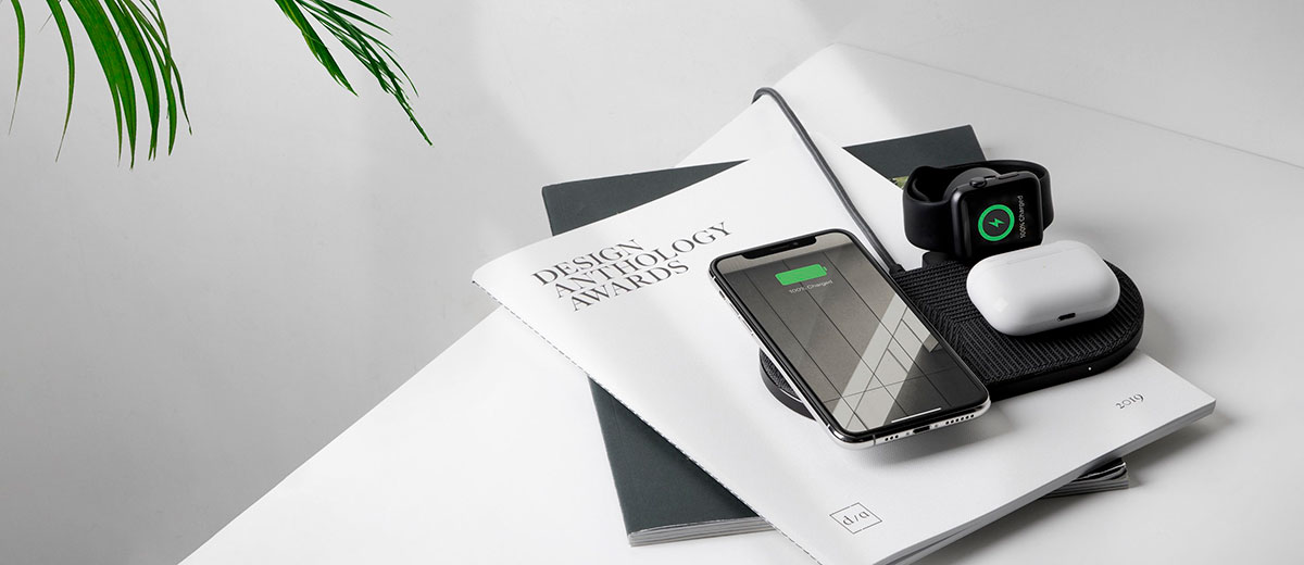 Бездротове зарядний пристрій Native Union Drop XL для iPhone /Apple Watch /AirPods