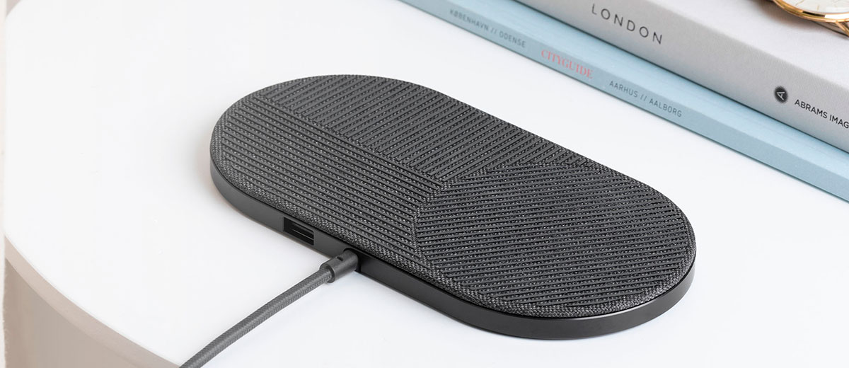 Беспроводная зарядка 2 в 1 для iPhone/AirPods Native Union Drop XL
