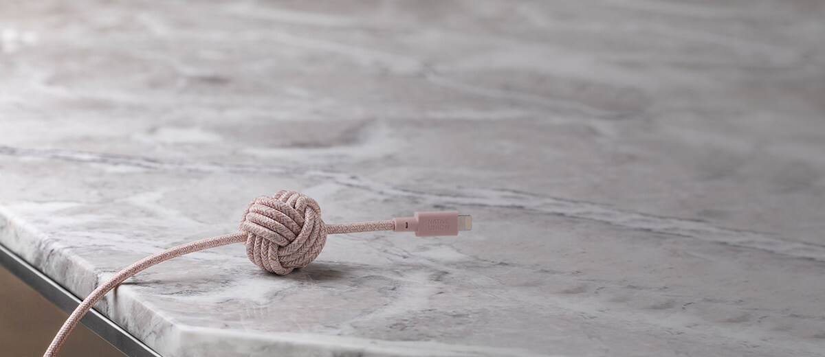 Зарядный кабель Native Union Night Cable USB-A to USB-C Indigo 3m