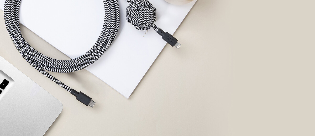 Зарядный кабель Native Union Night Cable USB-A to USB-C Indigo 3m