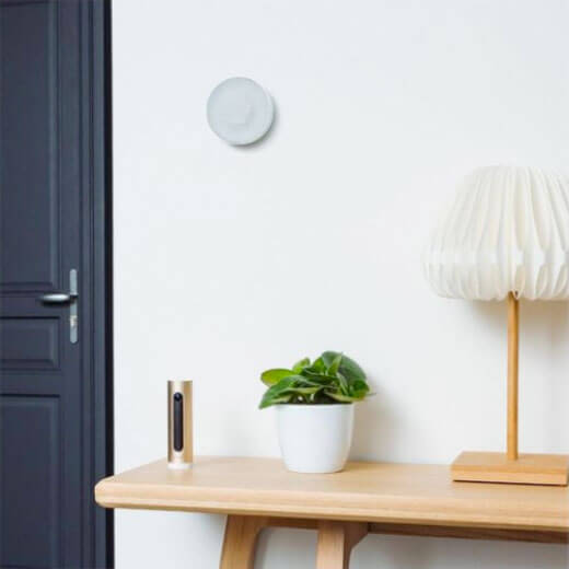 Бездротова домашня сирена Netatmo Smart Indoor Siren Apple HomeKit здатна автоматично включаться і вимикаються