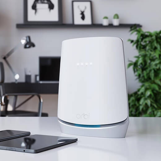 Трьохдіапазонний Wi-Fi роутер з вбудованим модемом NETGEAR Orbi Tri-Band WiFi 6 Mesh System (1 модуль)