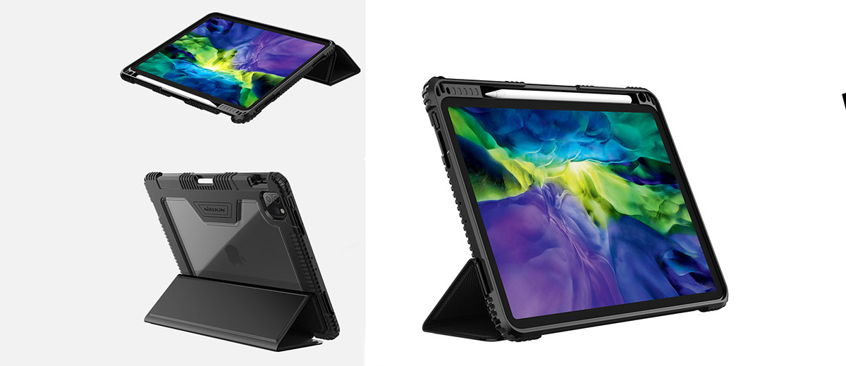Противоударный чехол-книжка Nillkin Bumper Leather Case для Apple iPad Pro 12.9