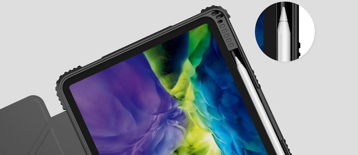 Противоударный чехол-книжка Nillkin Bumper Leather Case для Apple iPad Pro 12.9