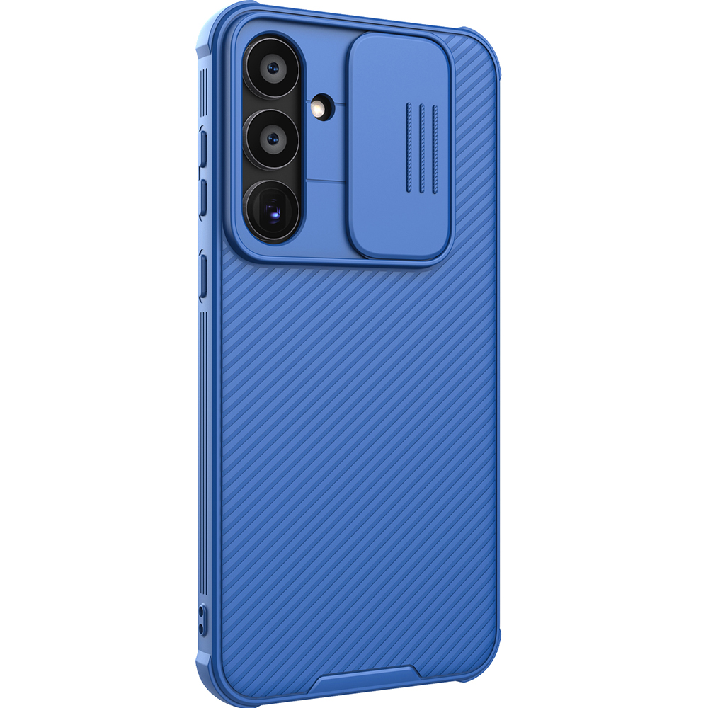 Чохол Nillkin CamShield Pro для Samsung Galaxy A55 5G, синій зі зсувним захисним елементом
