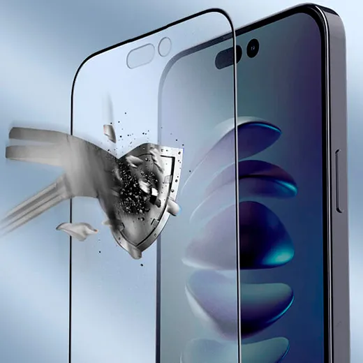 Захисне скло Nillkin Fog Mirror Full Сoverage Matte Tempered Glass 0.33mm Black для 14 Pro купити