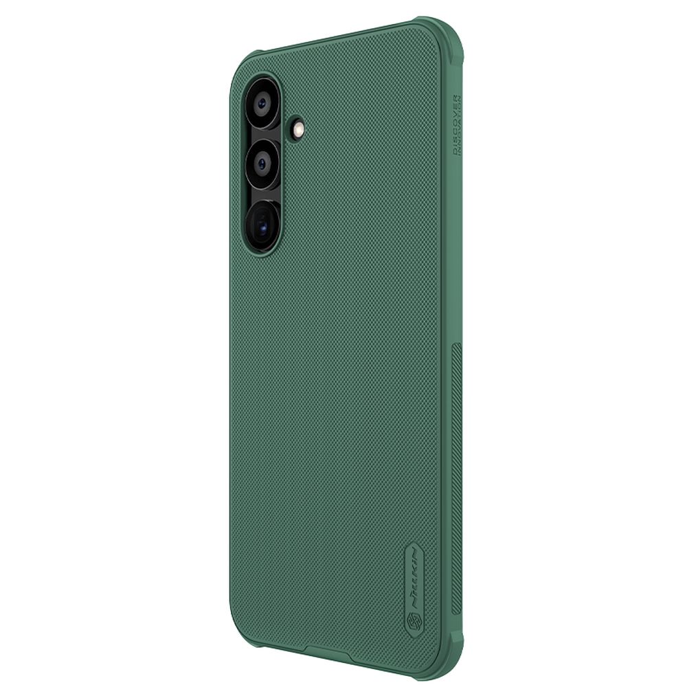 Бічна частина чохла Nillkin Super Frosted Shield Pro для Samsung Galaxy A55 5G, темно-зелений