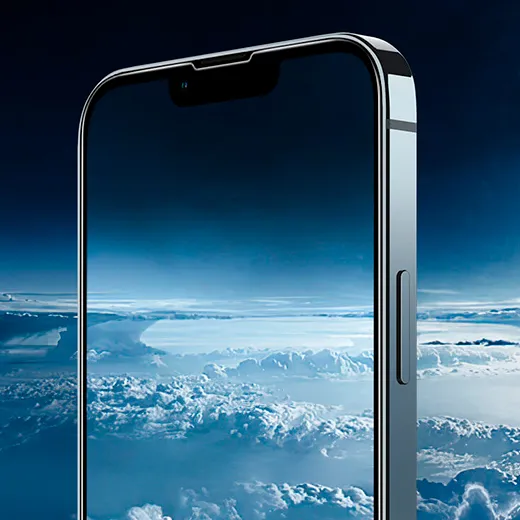 Защитное стекло Nillkin HD Full Screen Tempered Glass 0.33mm 2.5D Black для iPhone 14 | 13 Pro с защитой камеры