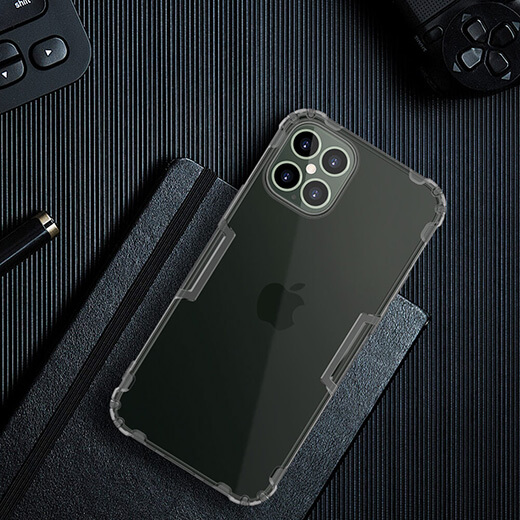 Прозорий силіконовий чохол Nillkin Nature TPU Case White для iPhone 12/12 Pro