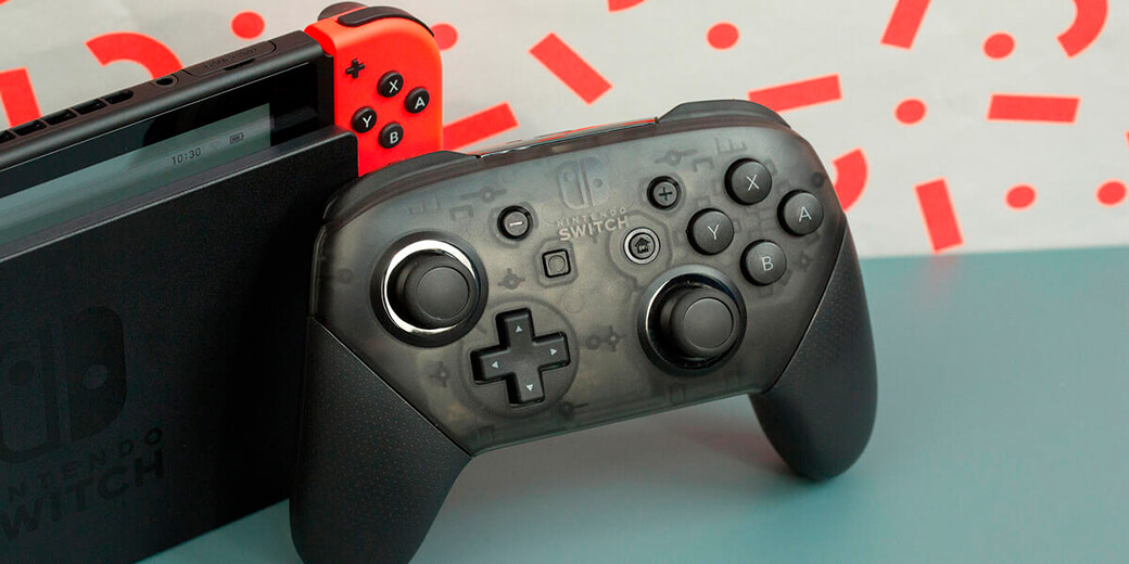 Геймпад Nintendo Switch Pro Controller Black Технічні характеристики
