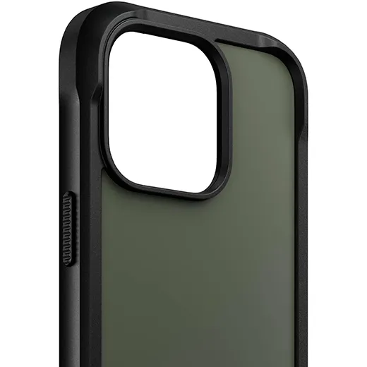 Противоударный чехол Nomad Rugged Case MagSafe Ash Green для iPhone 14 Pro современный дизайн