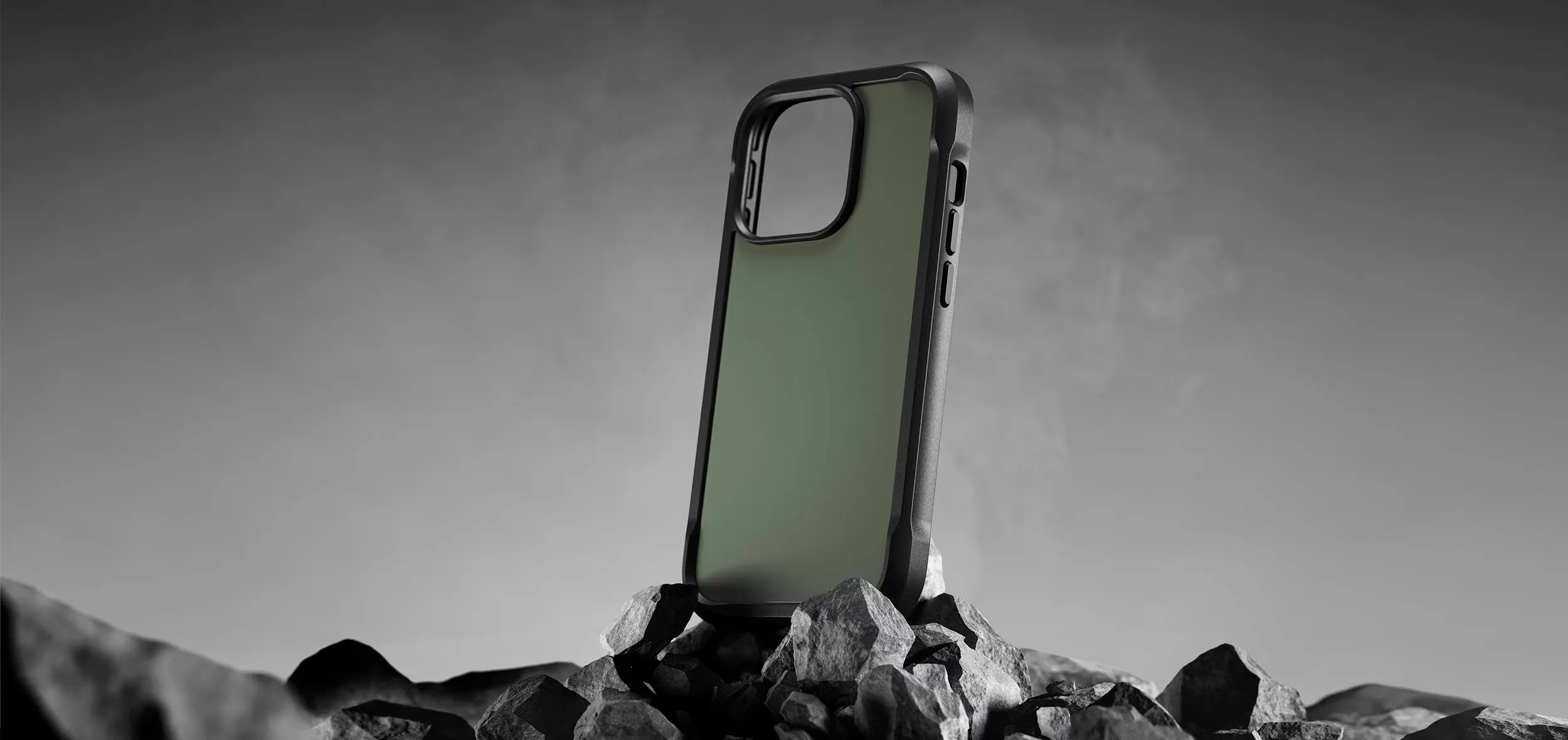 Противоударный чехол Nomad Rugged Case MagSafe Ash Green для iPhone 14 Pro особенности