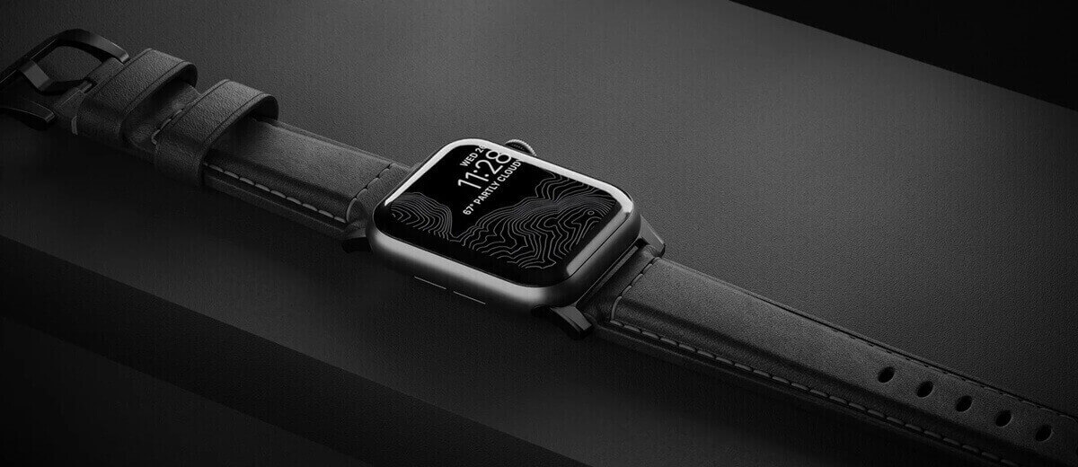 Шкіряний ремінець Nomad Traditional Strap для Apple Watch Series SE | 6 | 5 | 4 | 3 | 2 | 1 44mm | 42mm (NM1A41BT00)