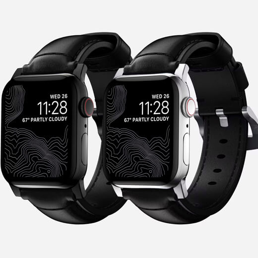 Шкіряний ремінець Nomad Traditional Strap для Apple Watch Series SE | 6 | 5 | 4 | 3 | 2 | 1 44mm | 42mm (NM1A41BT00)
