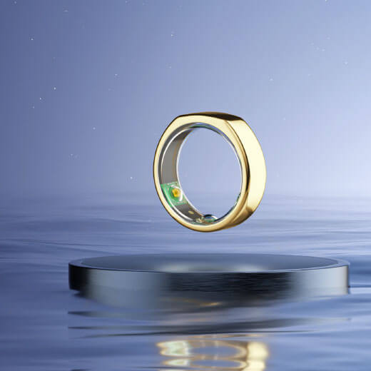 Смарт-кольцо Oura Ring Balance Black Адаптация под время суток