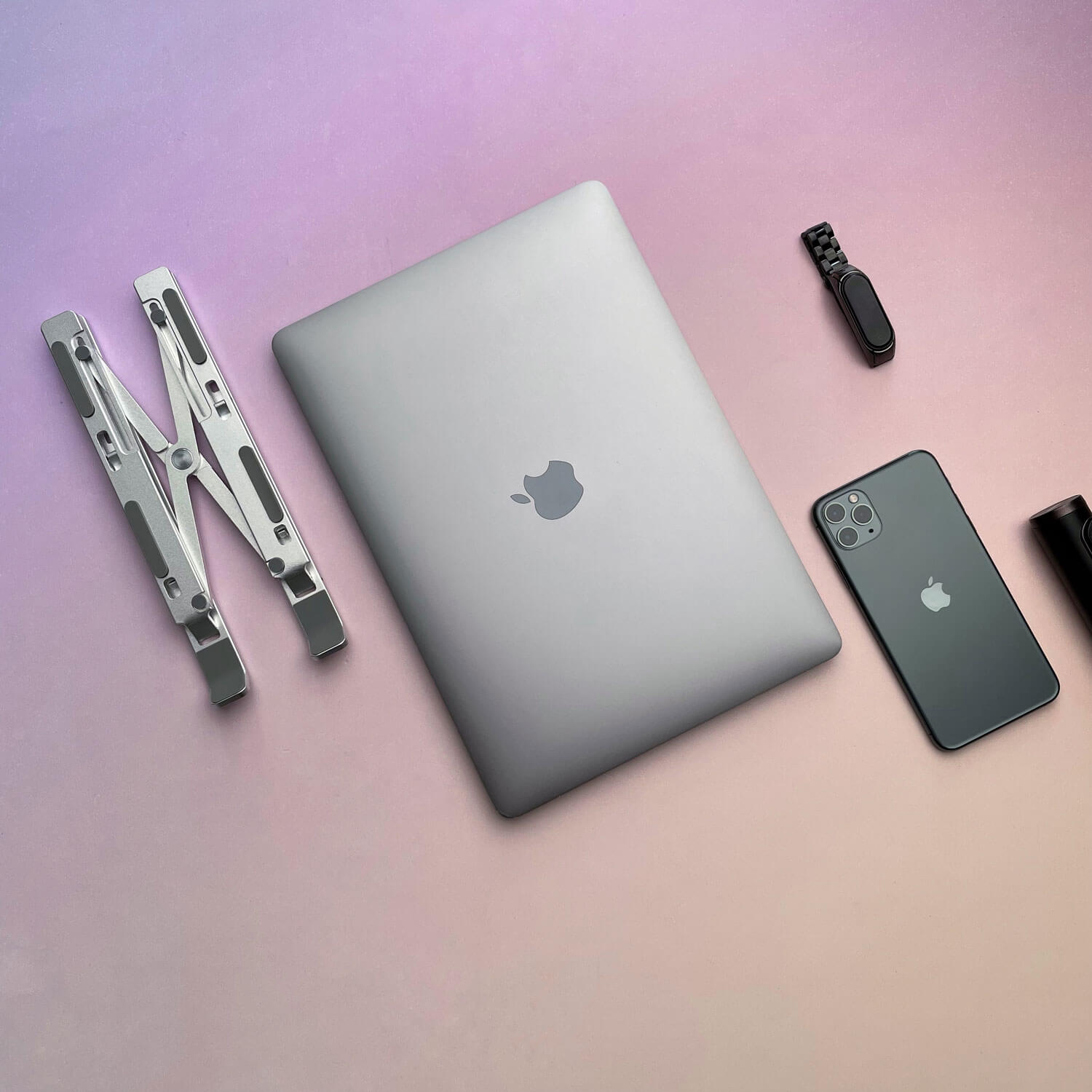 Алюминиевая портативная подставка oneLounge 1Desk для MacBook