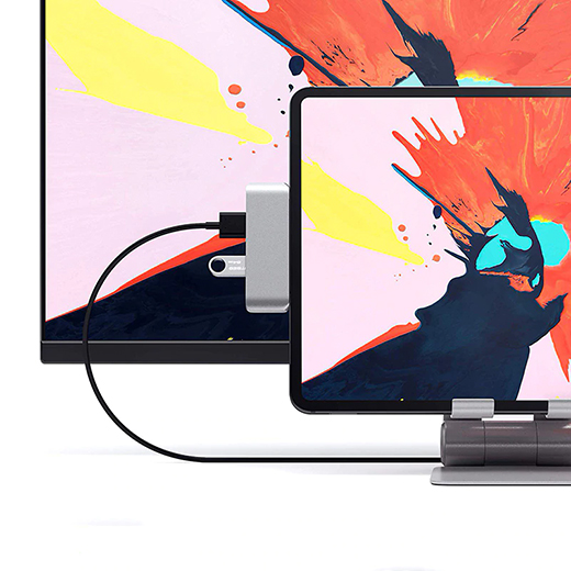 Хаб (адаптер) iLoungeMax 4 in 1 USB Type-C to HDMI | USB 3.0 | USB-C PD Charging | 3.5mm для iPad Pro 2020