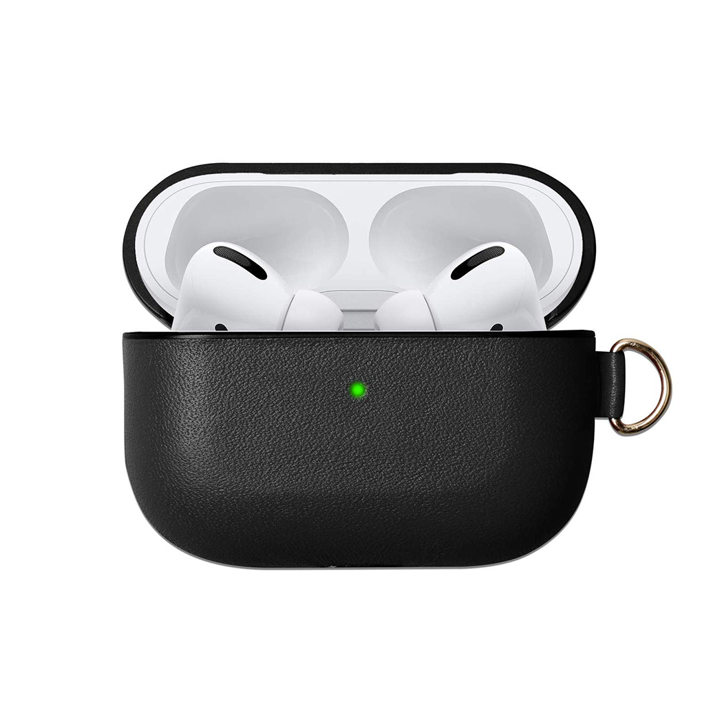 Шкіряний чохол iLoungeMax Black для навушників AirPods Pro