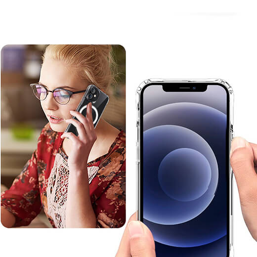 Прозрачный чехол iLoungeMax Clear Case MagSafe для iPhone 12 | 12 Pro