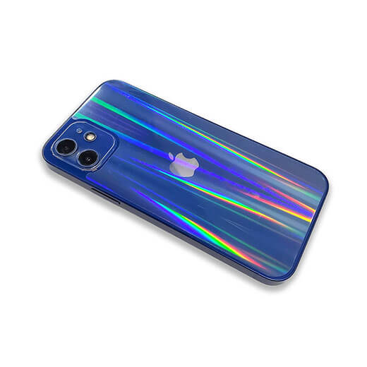 Задняя защитная гидрогелевая пленка с градиентом iLoungeMax Aurora для iPhone 12 | 12 Pro