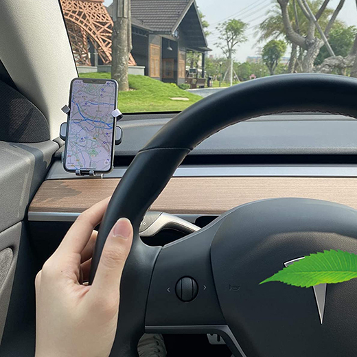 Автомобильный держатель iLoungeMax Car Cell Phone Mount для телефона в машину TESLA Model 3 Grey (Left)
