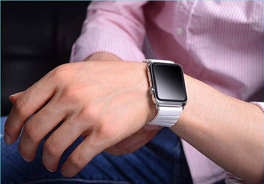 Керамический ремешок iLoungeMax Ceramic Band Strap для Apple Watch 44mm/42mm Series SE/6/5/4/3/2/1
