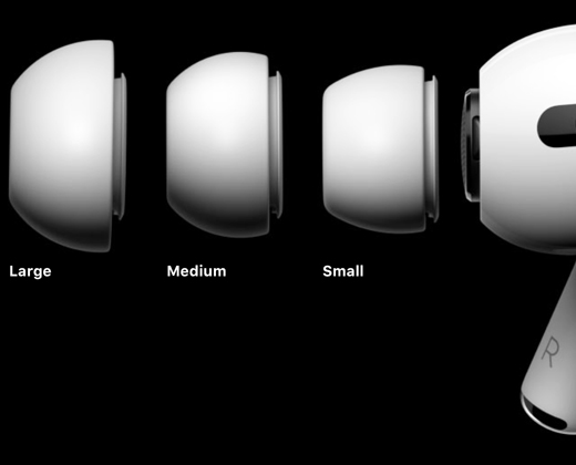 Силиконовые амбушюры iLoungeMax Black для AirPods Pro (S | M | L)