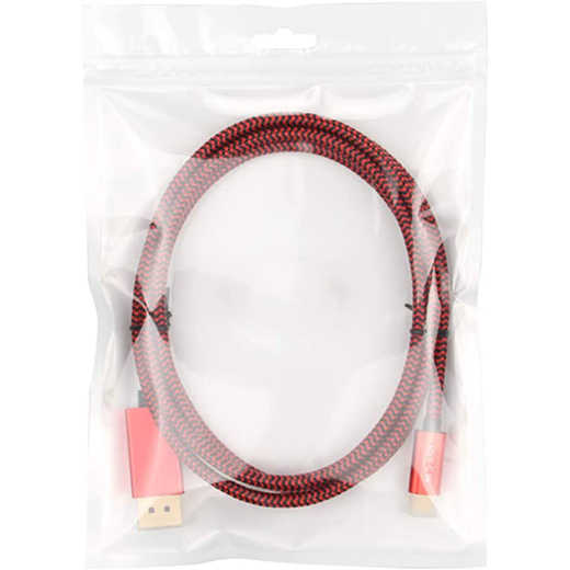 Кабель-перехідник iLoungeMax High Quality Braided USB Type-C to DisplayPort 4K 60Hz 1.8m