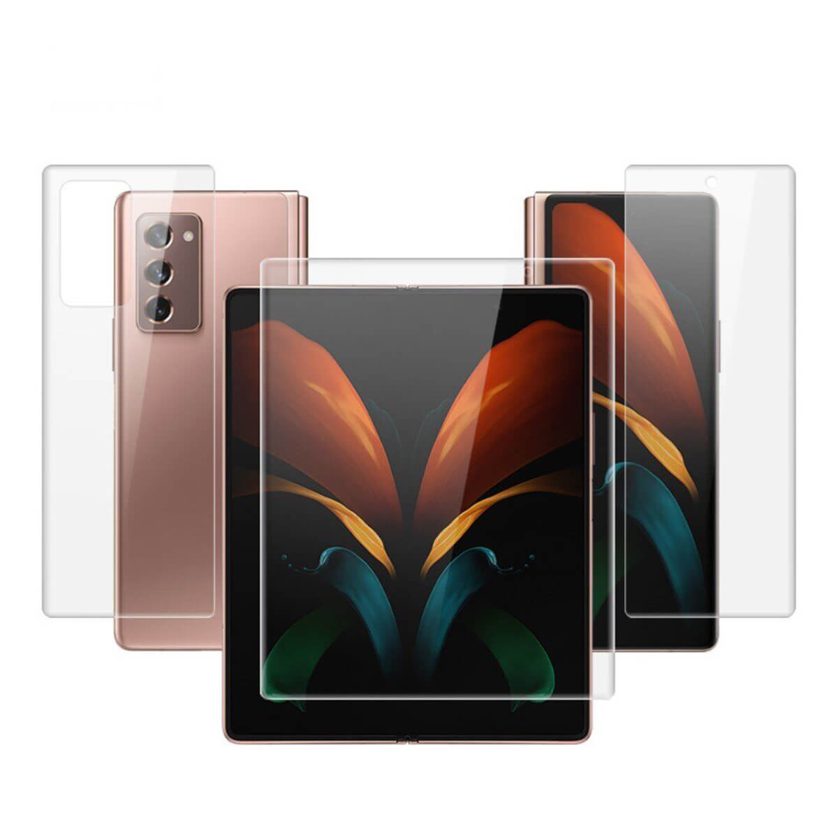 Гидрогелиевая защитная пленка 4 в 1 iLoungeMax Hydrogel Film для Samsung Galaxy Z Fold 2