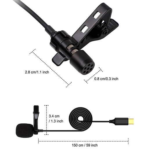 Петличный микрофон iLoungeMax Lavalier JBC-051 Type-C