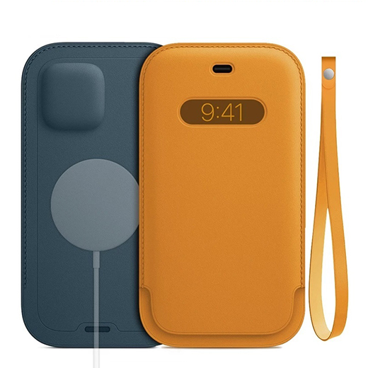 Шкіряний чохол-гаманець iLoungeMax Leather Sleeve with MagSafe Black для iPhone 12 mini