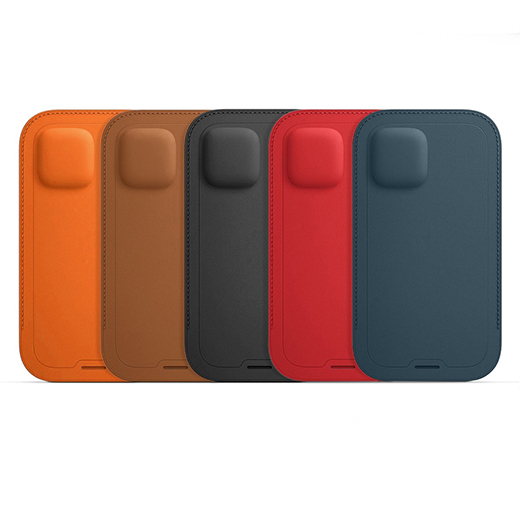 Шкіряний чохол-гаманець iLoungeMax Leather Sleeve with MagSafe Black для iPhone 12 mini
