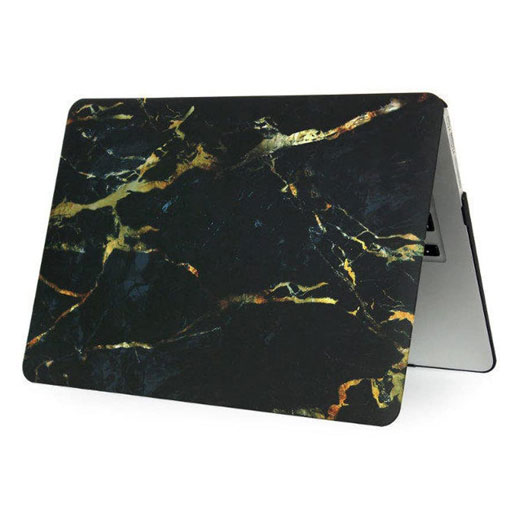 Пластиковый чехол iLoungeMax Marble Black/Yellow для MacBook Pro 13" (2020)