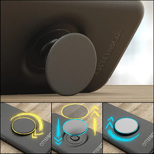 Противоударный чехол-подставка (с попсокетом) iLoungeMax Otter + Pop Symmetry Series для iPhone 12 | 12 Pro