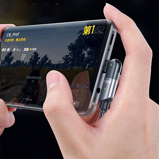 Зарядний кабель iLoungeMax PD Type-C to Type-C поворотний на 180 &deg;