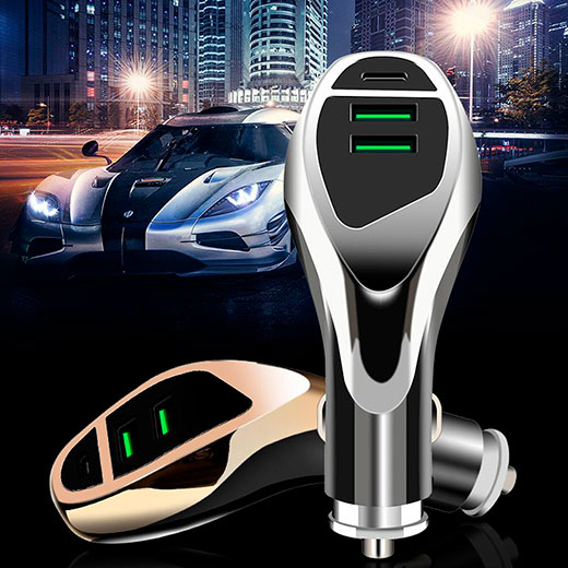 Автомобильное зарядное устройство iLoungeMax Quick Charge 4.0 + USB-C PD 48W