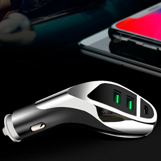 Автомобильное зарядное устройство iLoungeMax Quick Charge 4.0 + USB-C PD 48W