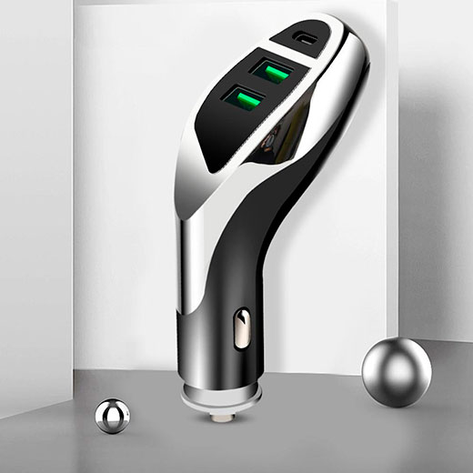Автомобильное зарядное устройство iLoungeMax Quick Charge 4.0 + USB-C PD 48W