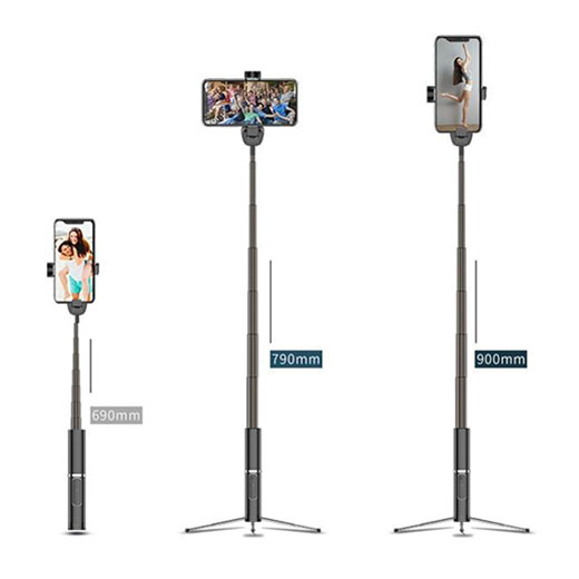Трипод для Селфі iLoungeMax Selfie Stick H1 Black