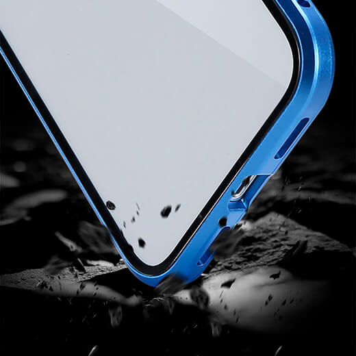 Магнітний чохол зі склом атишпигун iLoungeMax Shield Case Black для iPhone 12 | 12 Pro