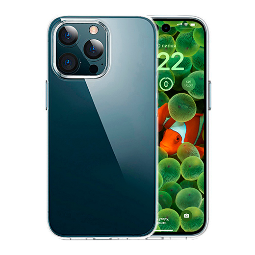 Ціна прозорого TPU чохла oneLounge SilicolDots для iPhone 14 Pro