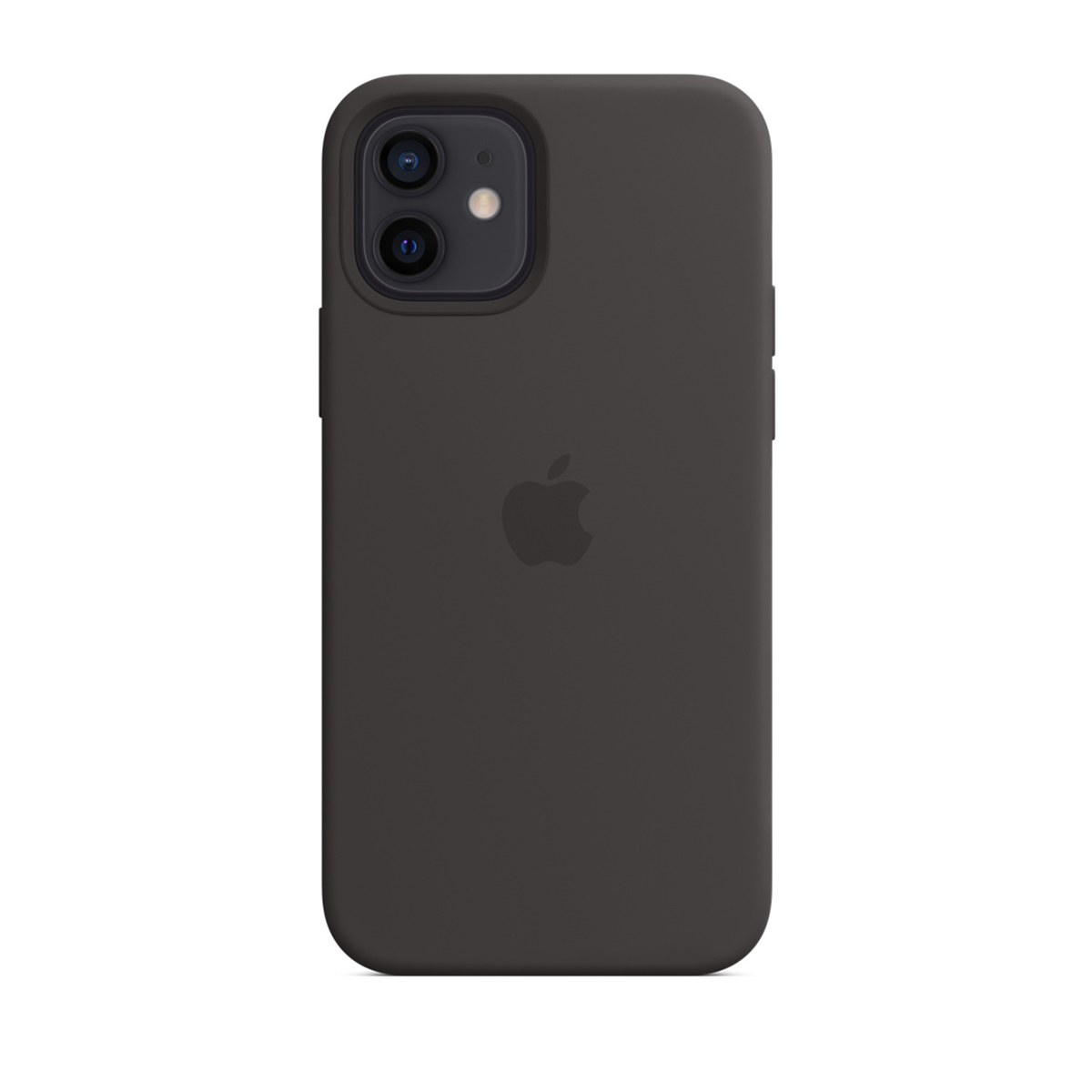 Черный силиконовый чехол iLoungeMax Silicone Case для iPhone 12 mini OEM